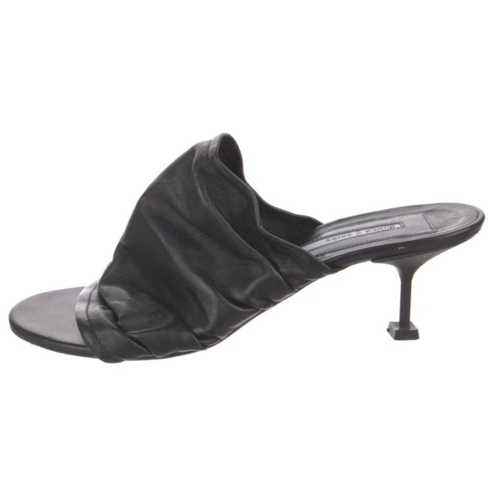 dusica dusica- Black Keba Mule Pumps - Picture 2 of 9